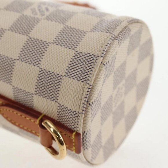 LOUIS VUITTON Damier Azur Bottle Holder Porte Boutille Bag GI0373 Auth 128175V - Picture 4 of 16